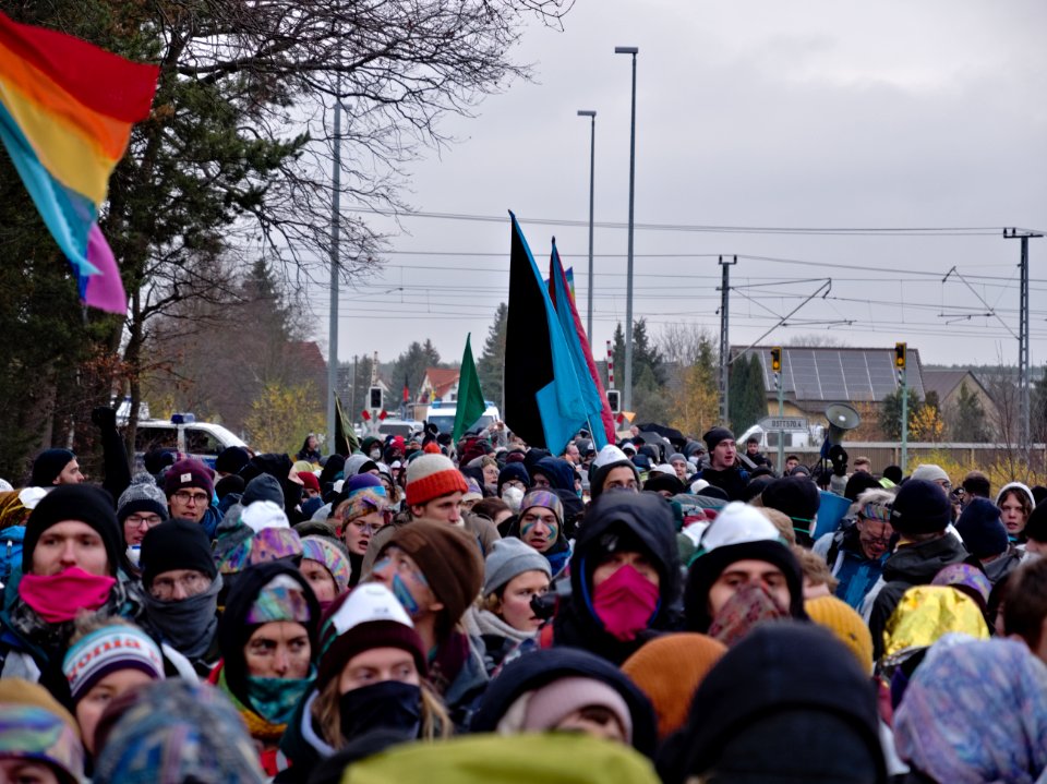 Ende Gelände November 2019 demonstration Koppatzer Straße 52