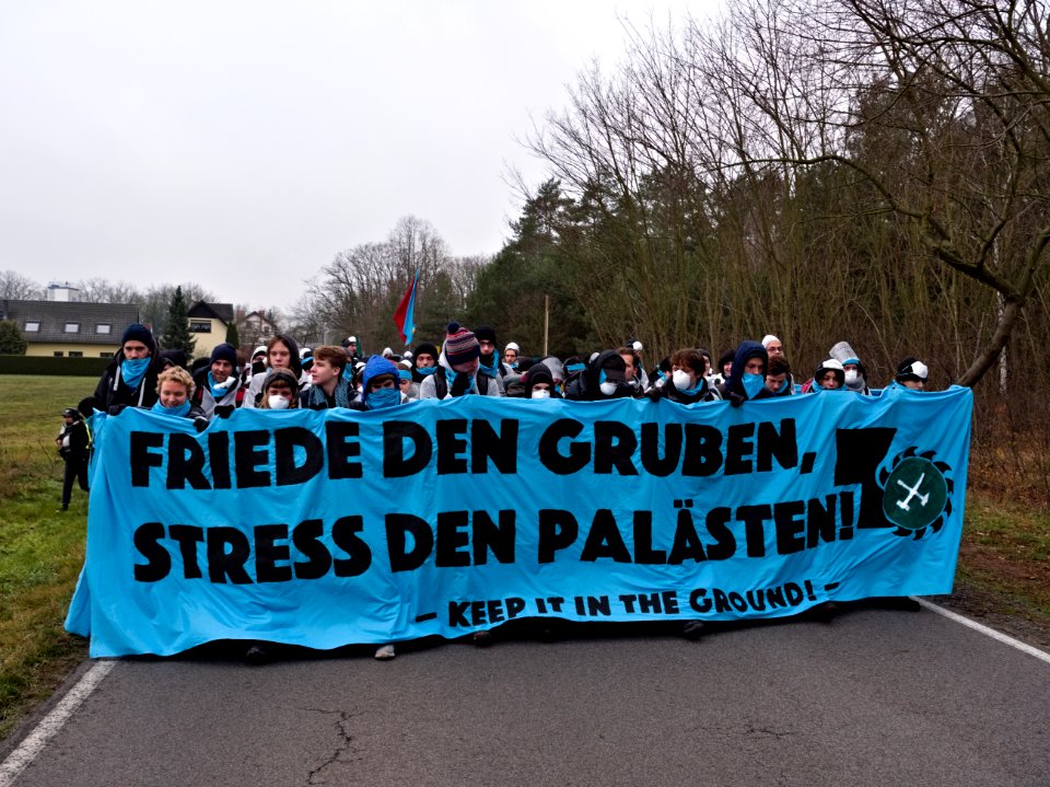 Ende Gelände November 2019 demonstration Koppatzer Straße 14