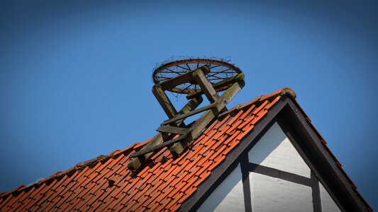 Stork resting place nesting place