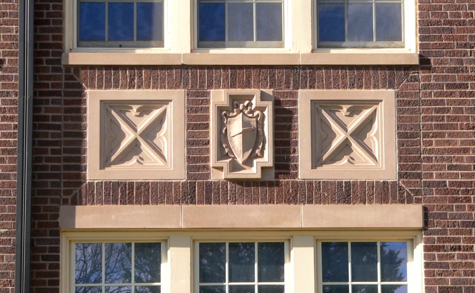 ENMU Administration Building, S side relief 1