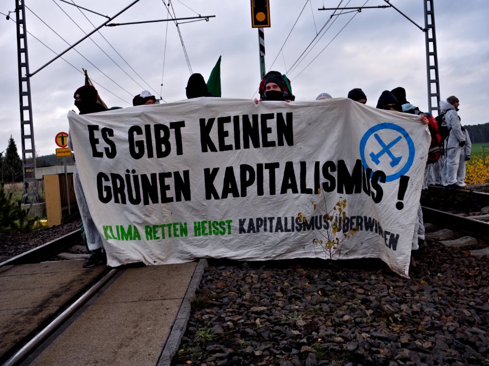 Ende Gelände November 2019 demonstration Koppatzer Straße 41