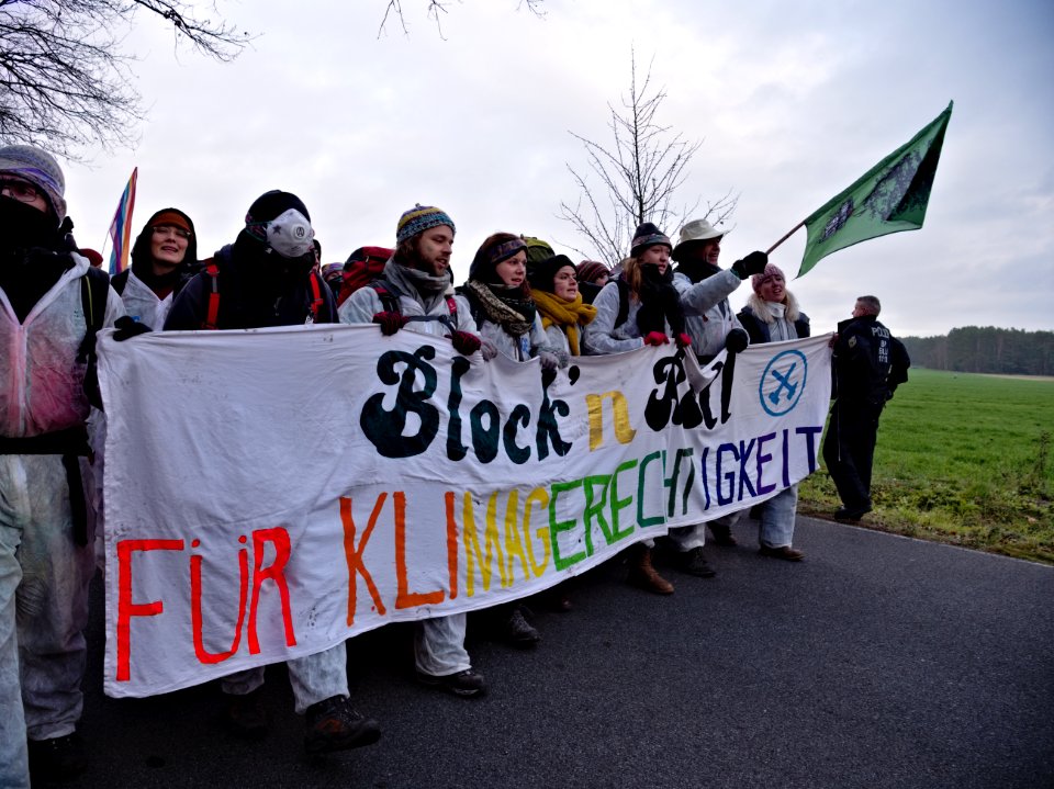 Ende Gelände November 2019 demonstration Koppatzer Straße 45