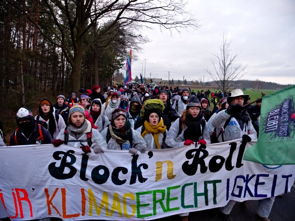 Ende Gelände November 2019 demonstration Koppatzer Straße 47