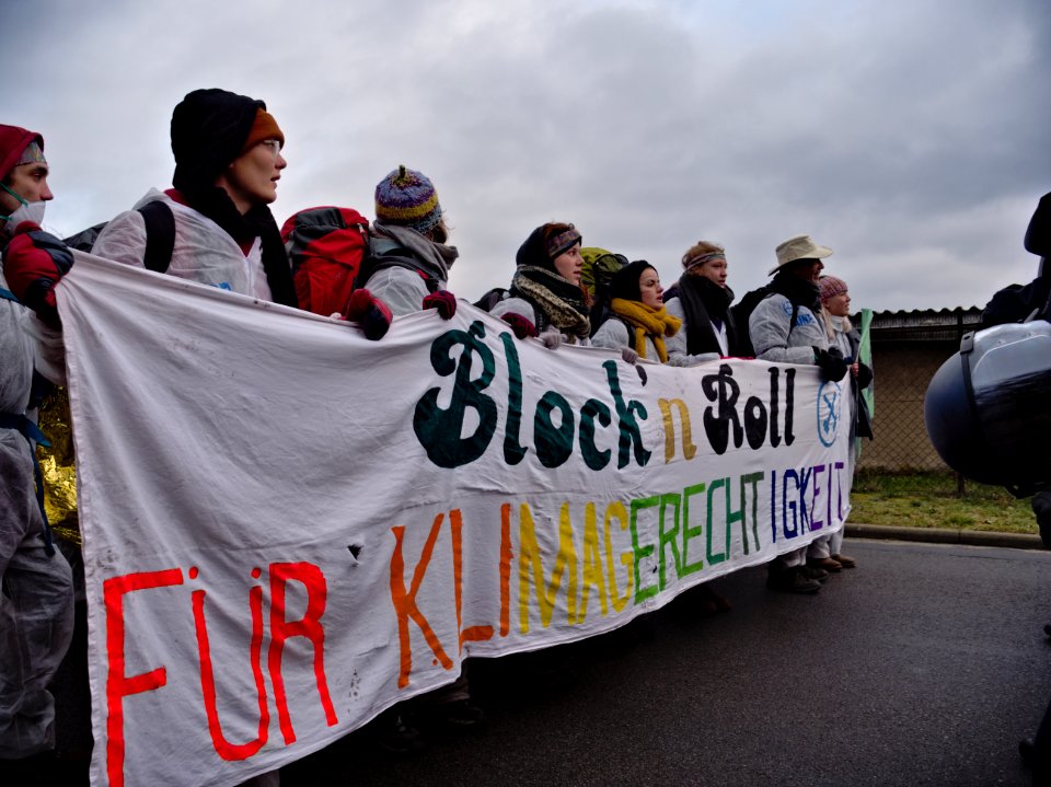 Ende Gelände November 2019 demonstration Koppatzer Straße 65