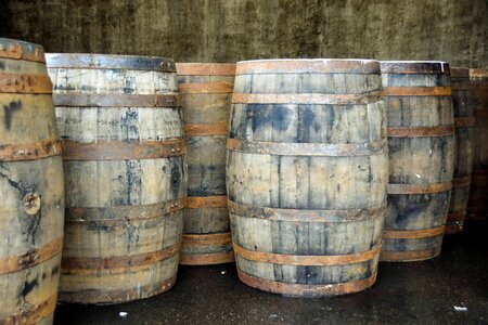 Ben nevis distillery whisky whiskey barrels photo