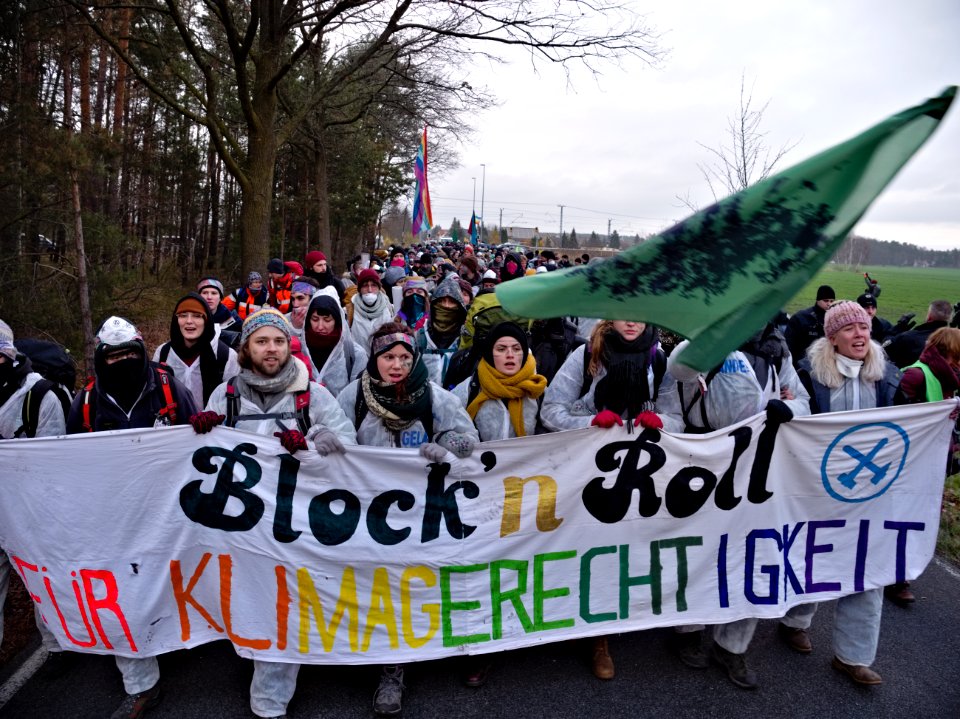 Ende Gelände November 2019 demonstration Koppatzer Straße 46