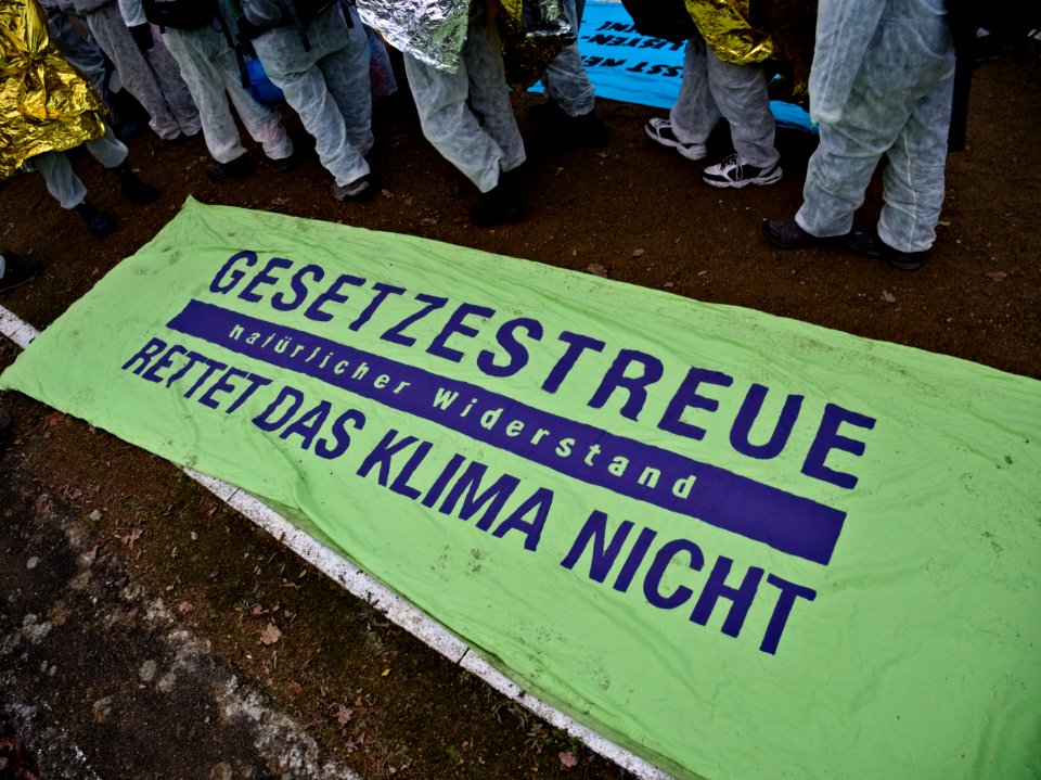 Ende Gelände November 2019 demonstration Koppatzer Straße 66