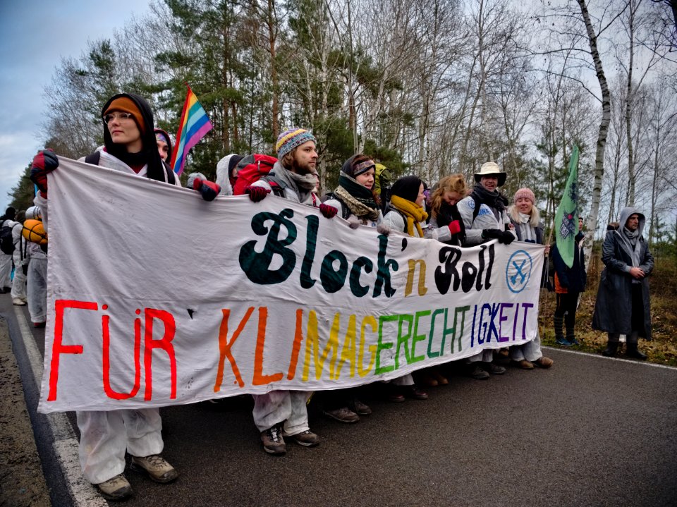 Ende Gelände November 2019 demonstration Koppatzer Straße 61