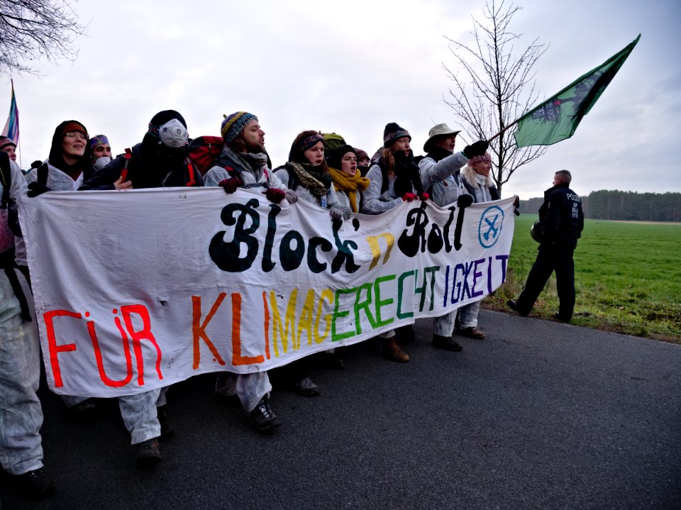 Ende Gelände November 2019 demonstration Koppatzer Straße 44