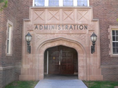 ENMU Administration Building, N center entrance 1