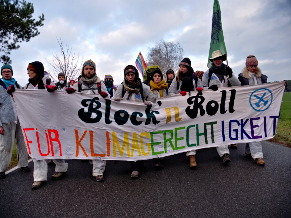 Ende Gelände November 2019 demonstration Koppatzer Straße 58