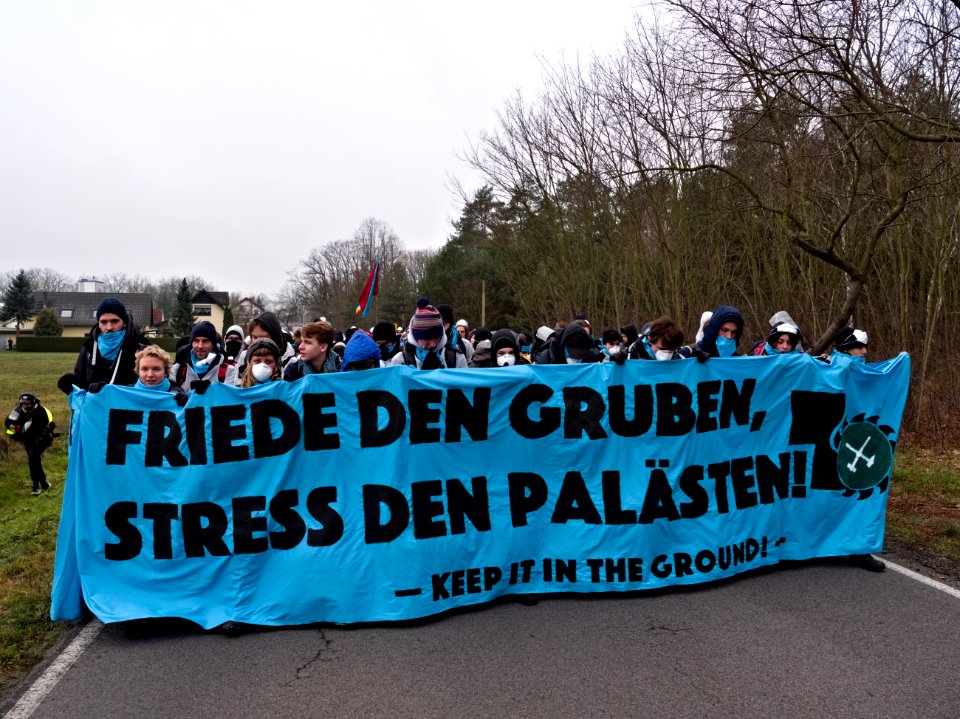 Ende Gelände November 2019 demonstration Koppatzer Straße 15