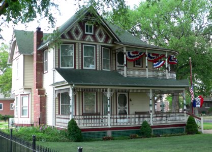Ennis-Handy house (Goodland, KS) from SW 1