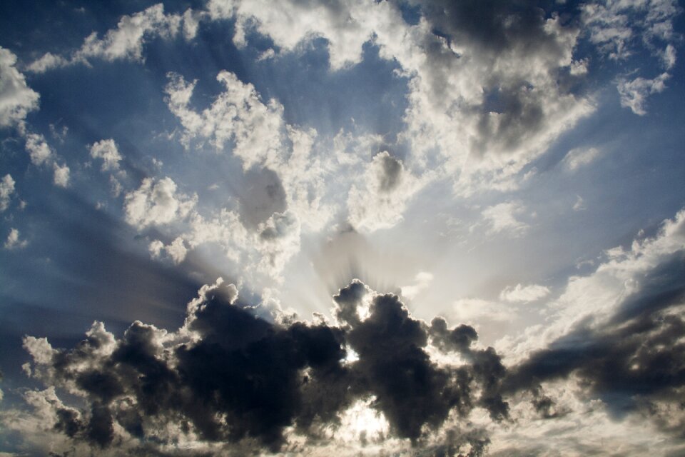 Clouds landscape galicia