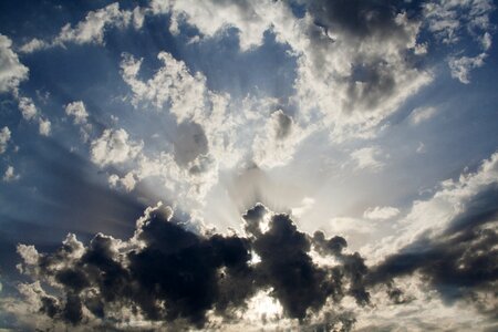 Clouds landscape galicia