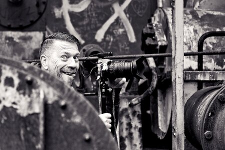 Making a face funny photograph
