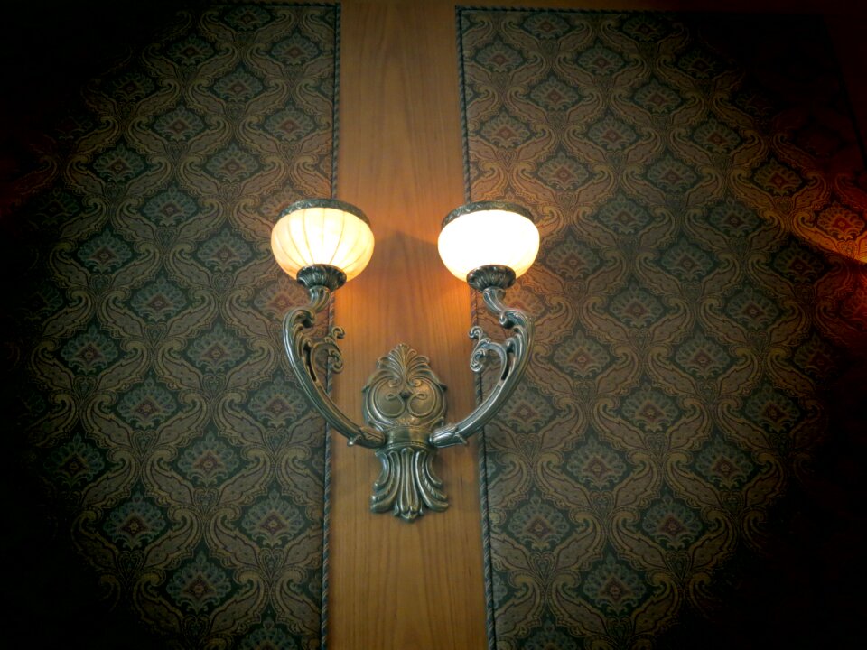 Lightbulb wrought iron wrought