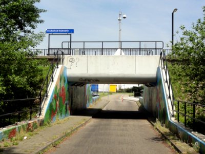 Enschede, station Enschede de Eschmarke, tunnel Dolphiazijde