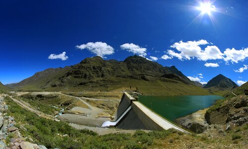 Peru water dam dredge