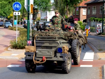 English army Land Rover, Bridgehead 2011 pic1