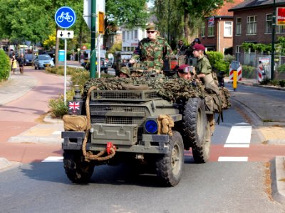 English army Land Rover, Bridgehead 2011 pic2