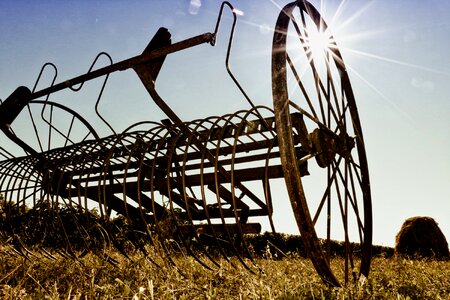 Agriculture hay antique
