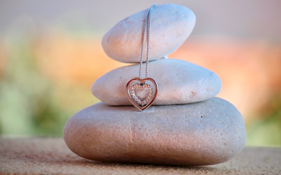 White gold jewelry love