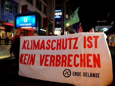 Ende Gelände solidarity demonstration Berlin 06-02-2019 10