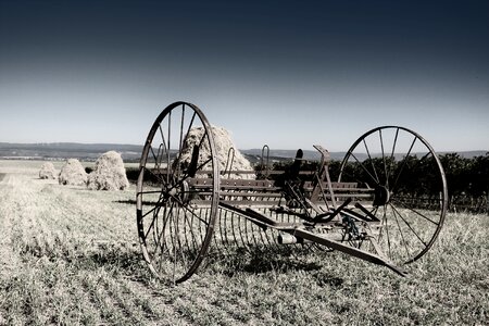 Agriculture hay antique