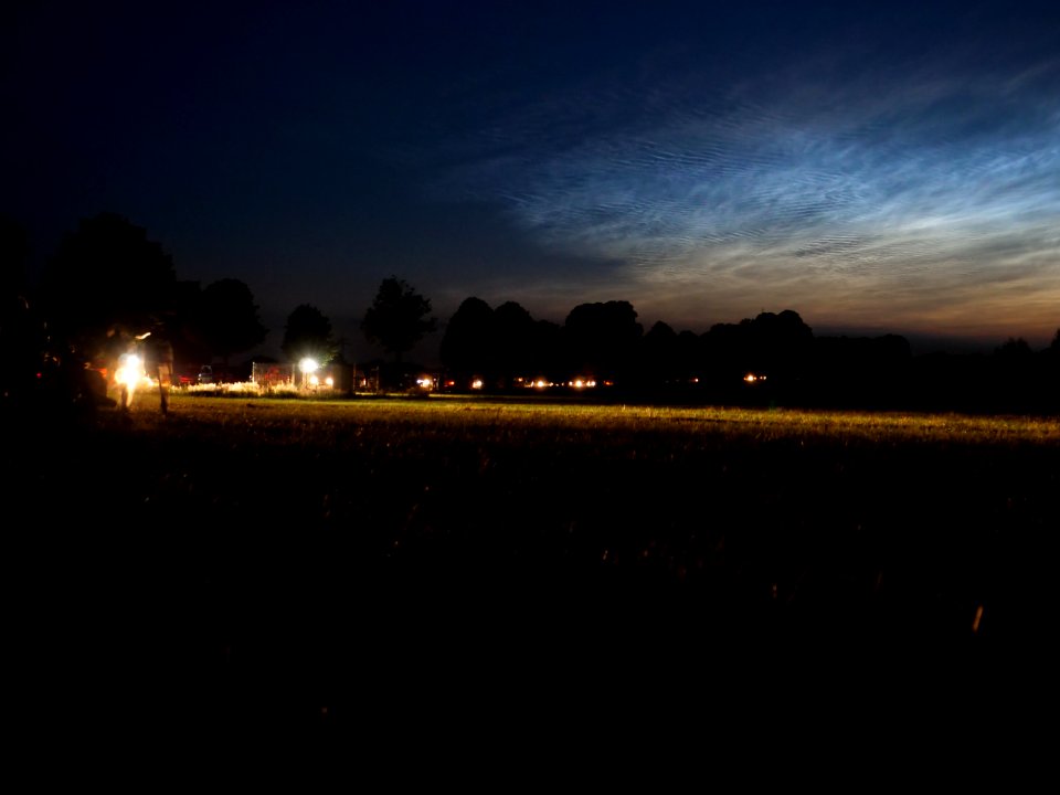 Ende Gelände Red Finger on a field near Keyenberg at night 21-06-2019 01