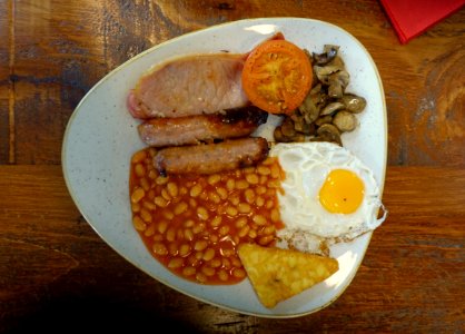 English breakfast - Great Haywood, Staffordshire, England - DSC09744