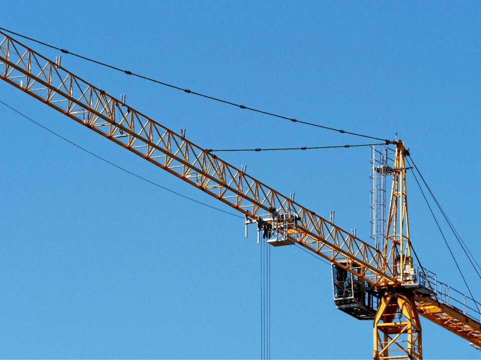 High construction mast