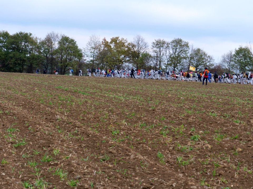 Ende Gelände running on field 27-10-2018 01