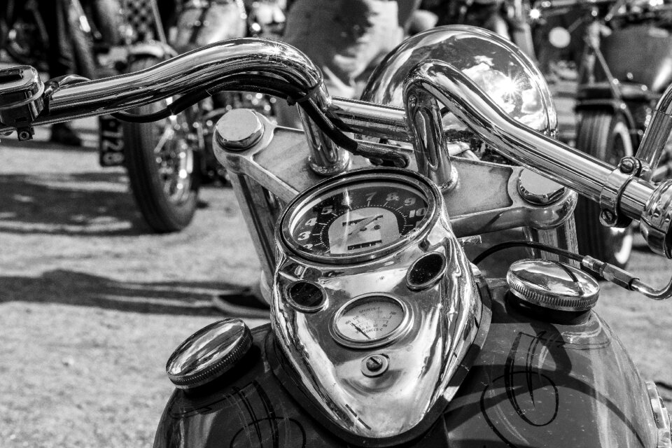 Motorcycle meter exhibition