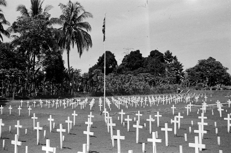 Engels gedeelte van het Ereveld Menteng Pulu, Bestanddeelnr 15946