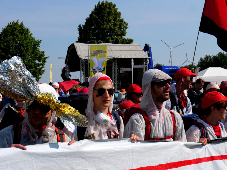 Ende Gelände Red Finger demonstration from Keyenberg 22-06-2019 28