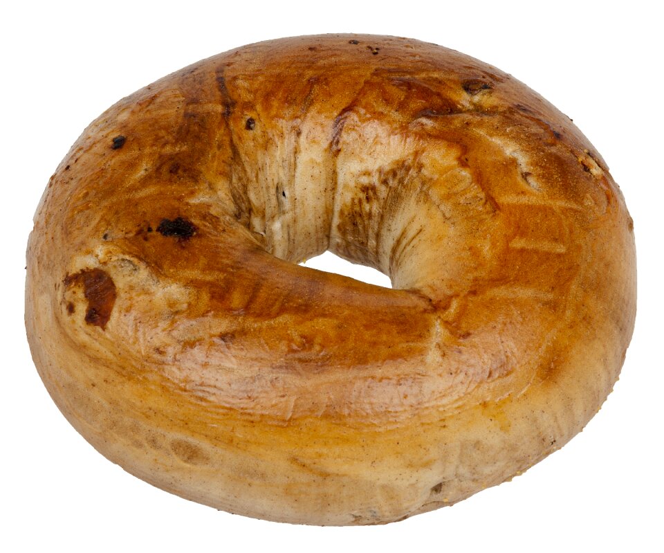 Cinnamon raisin bagel