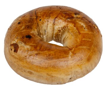 Cinnamon raisin bagel