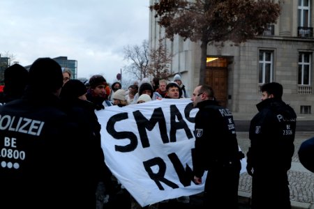 Ende Gelände protest during German government decision about the coal power usage at the chancellery 2020-01-29 25