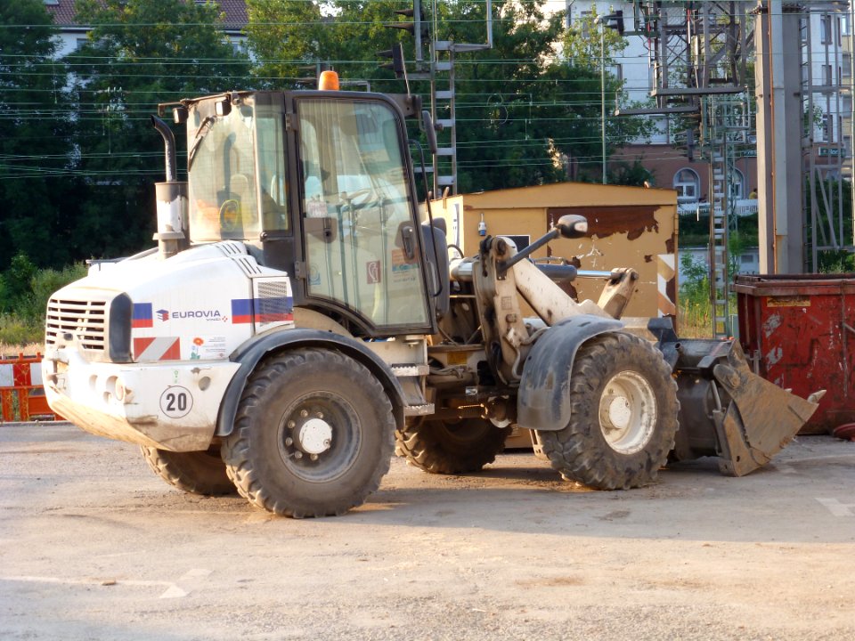Engin de chantier à Pforzheim
