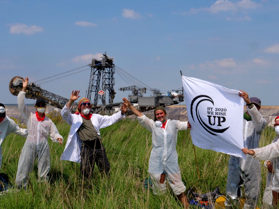 Ende Gelände part of the Red Finger at the brim 22-06-2019 28