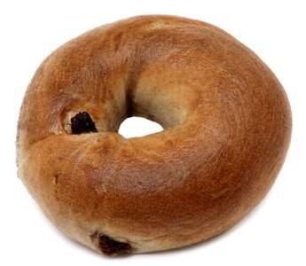 Cinnamon raisin bagel