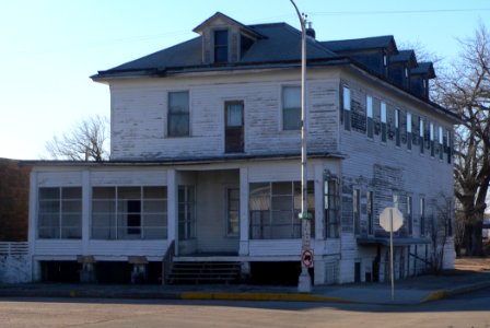 Engel Hotel (Lake Andes SD) from NW 1