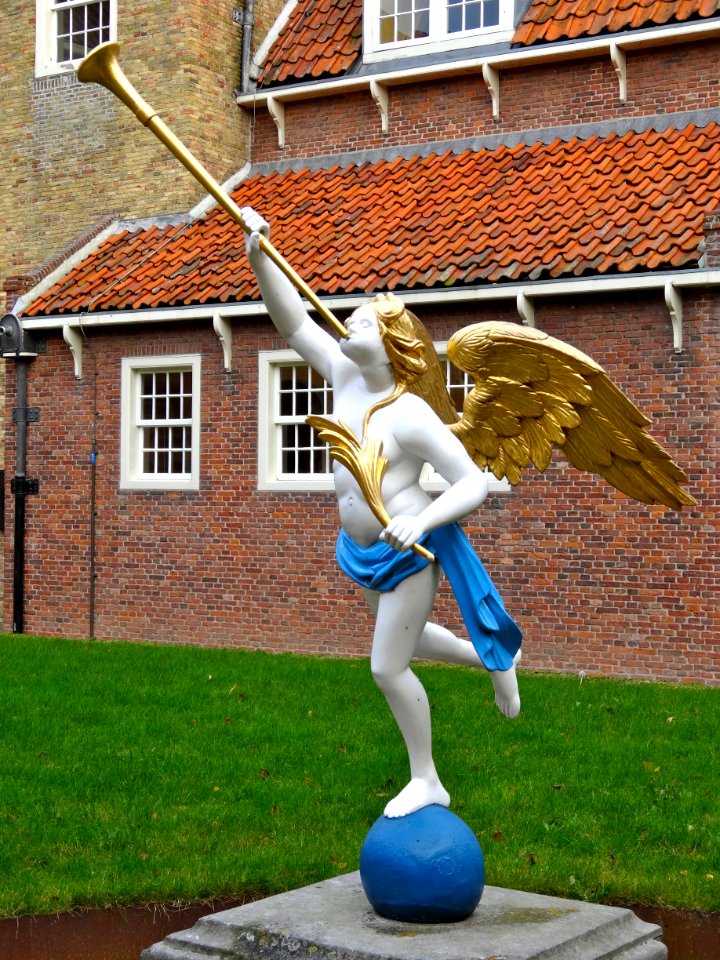 Engel binnenplaats Binnenmuseum Enkhuizen