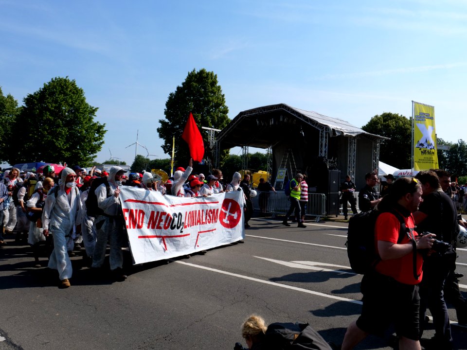Ende Gelände Red Finger demonstration from Keyenberg 22-06-2019 25