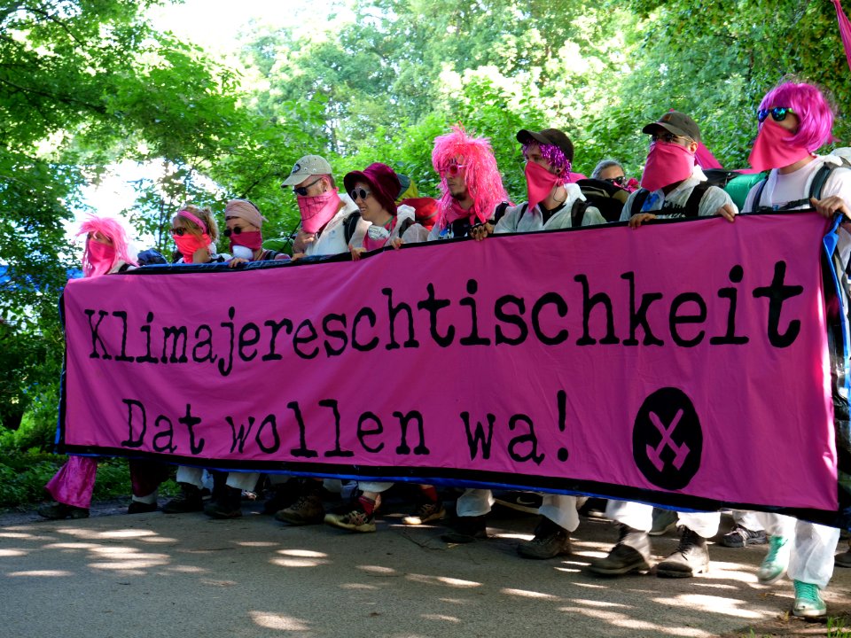 Ende Gelände Pink Finger in Viersen 21-06-2019 06