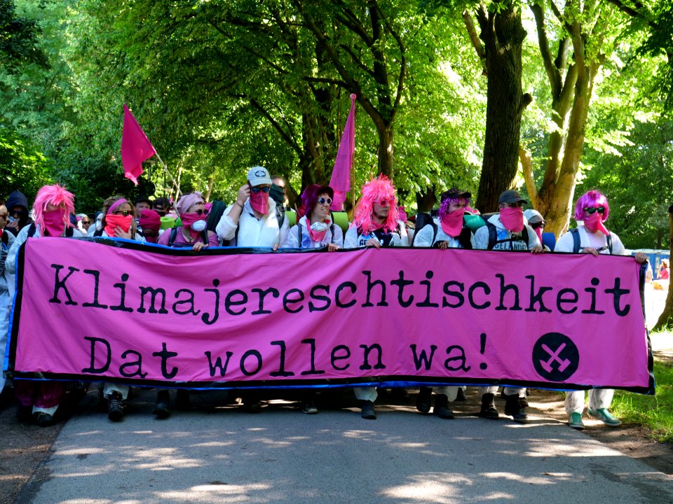 Ende Gelände Pink Finger in Viersen 21-06-2019 08