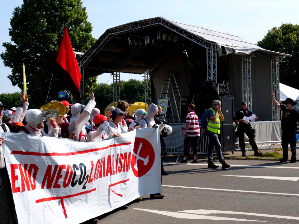 Ende Gelände Red Finger demonstration from Keyenberg 22-06-2019 26