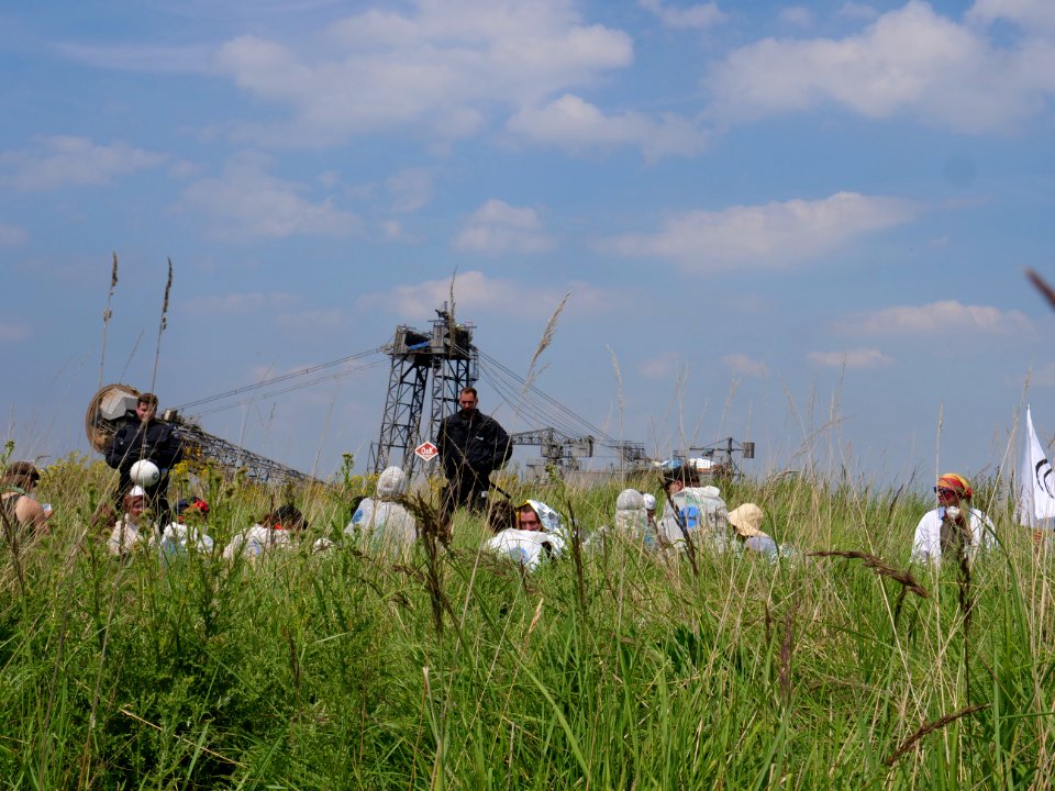 Ende Gelände part of the Red Finger at the brim 22-06-2019 36