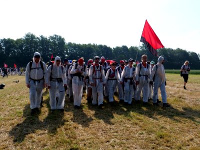 Ende Gelände Red Finger demonstration from Keyenberg 22-06-2019 03